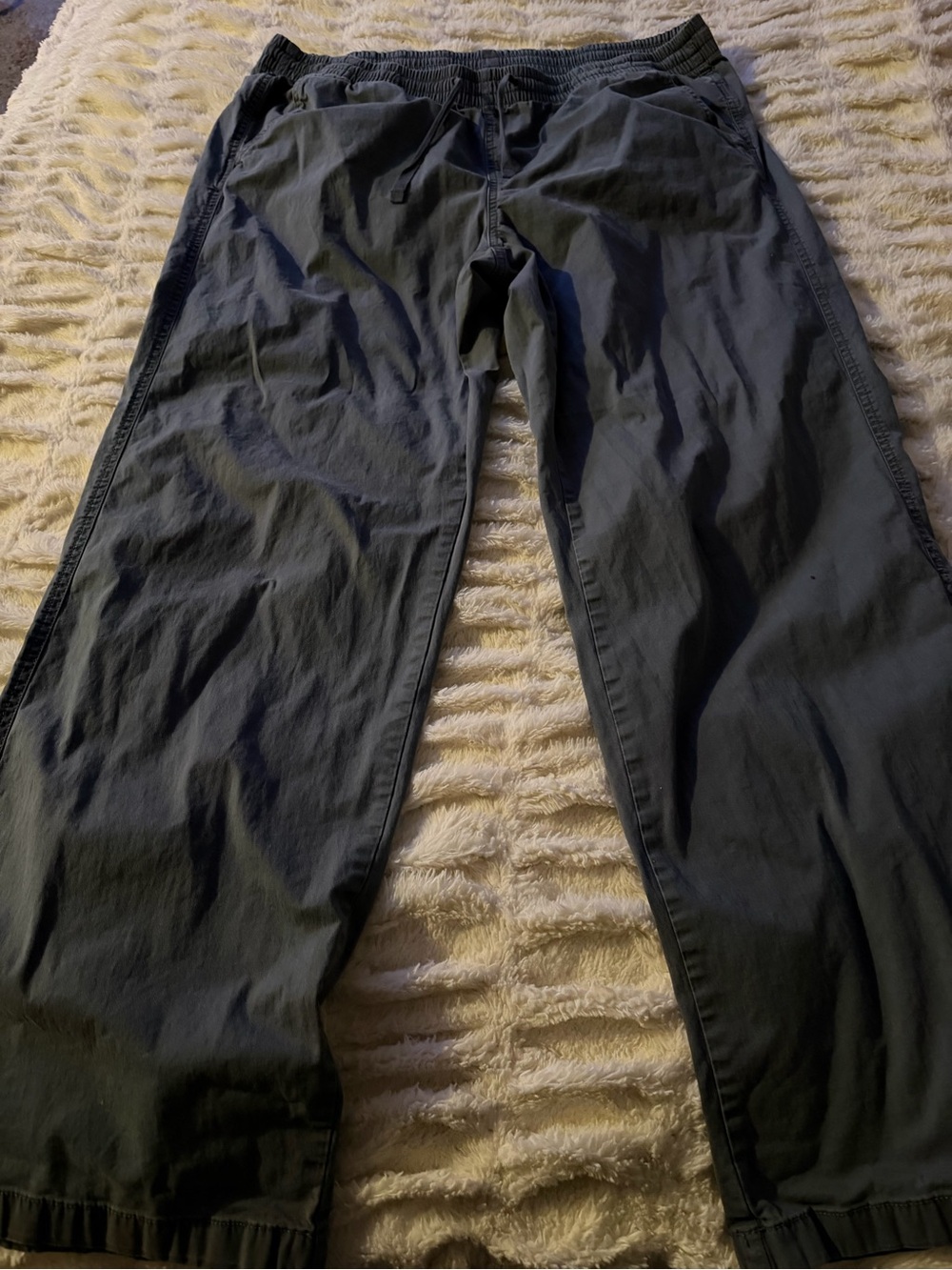 L.L. Bean Women's Gray Elastic-Waist